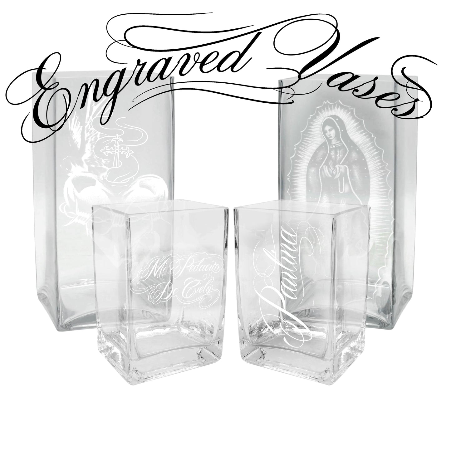 Engraved Vases