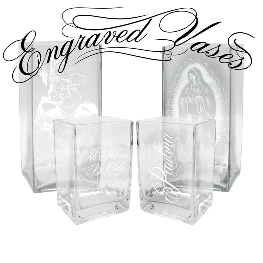 Engraved Vases